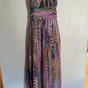 Fashion Nova Multicolor Maxi Dress